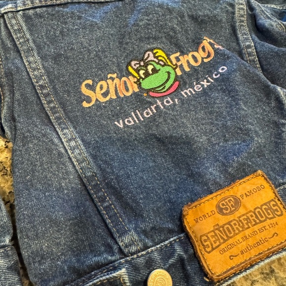 Vintage Señor Frog’s Mexico Denim Jacket – Kids Size 4 - Picture 2 of 9